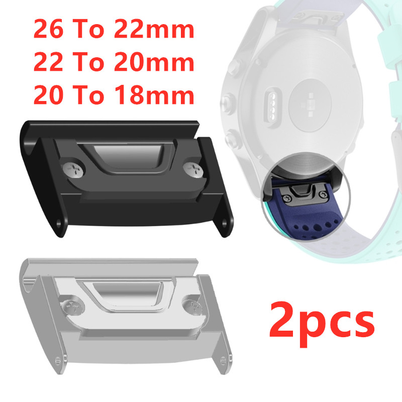 2pcs Watch Band Adapters 26mm  - đánh giá và giá Silicone Watch Band 22Mm