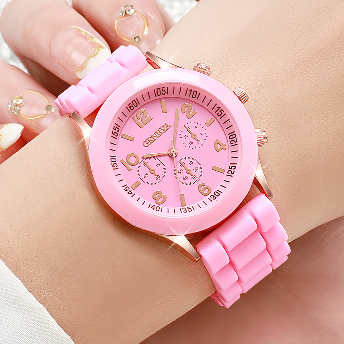 2/3PCS Women Watches Fashion A - đánh giá và giá Silicone Band Women