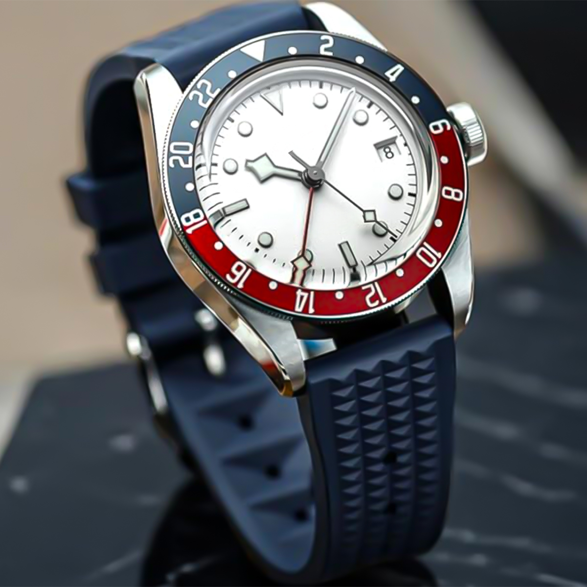 FKM Rubber Waffle Watch Strap  - đánh giá và giá Rubber Strap Diver