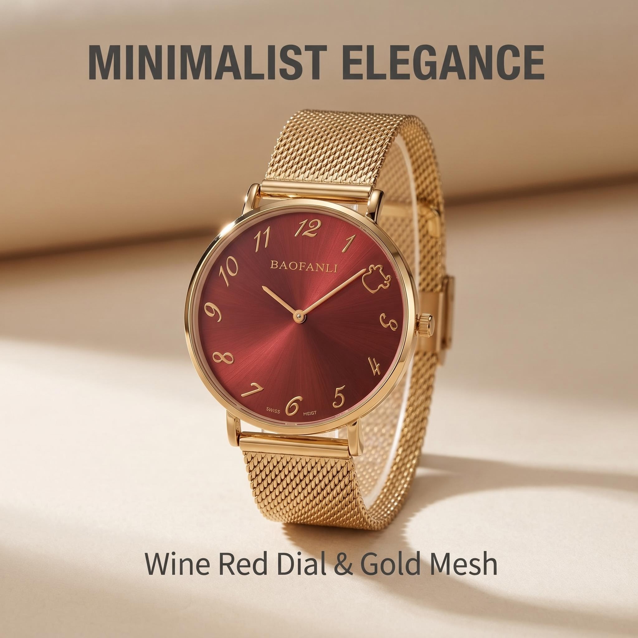 BAOFANLI Women's Quartz Watch, - đánh giá và giá Mesh Strap Metal