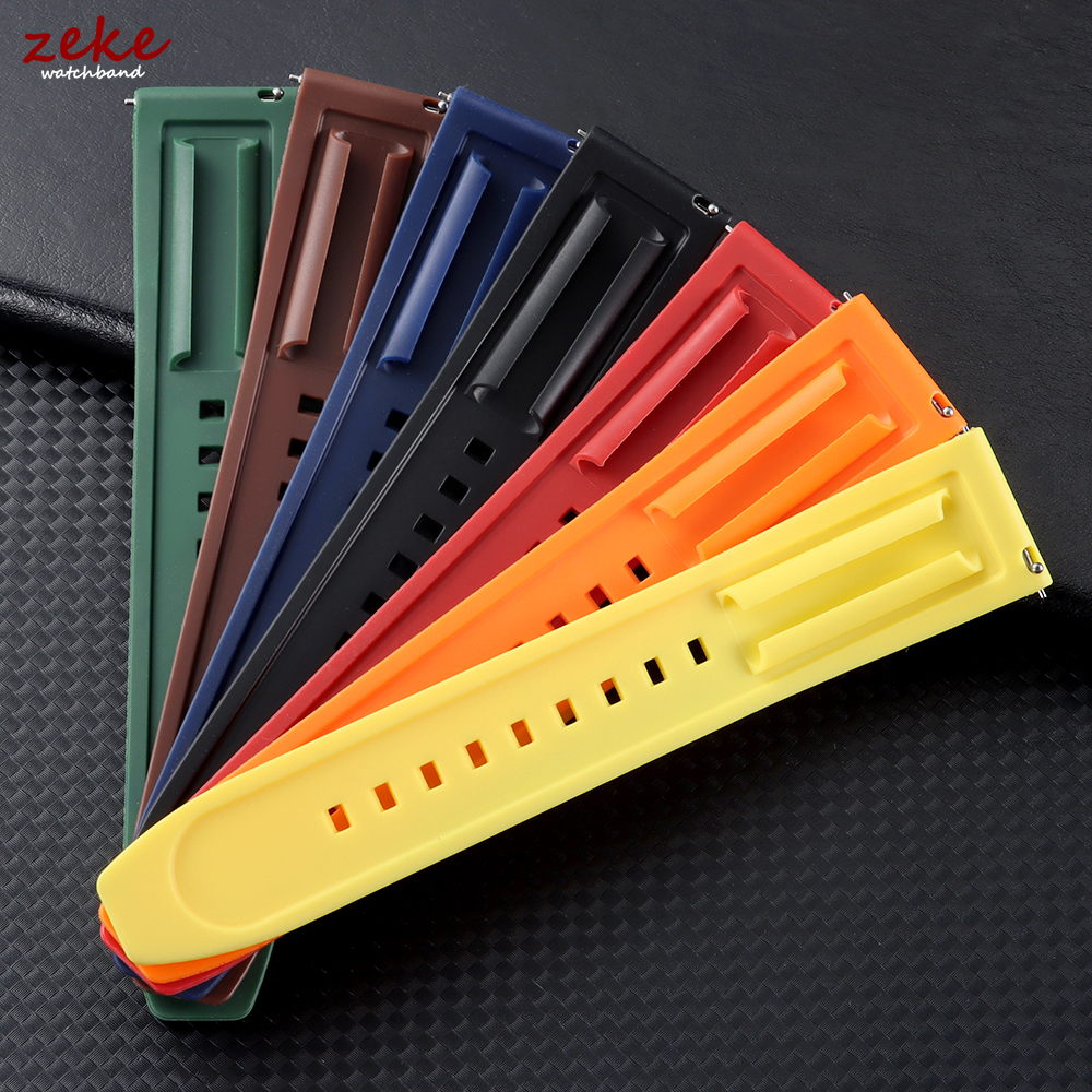 20mm 22mm Rubber Strap for Ome - đánh giá và giá Butterfly Clasp Deployant