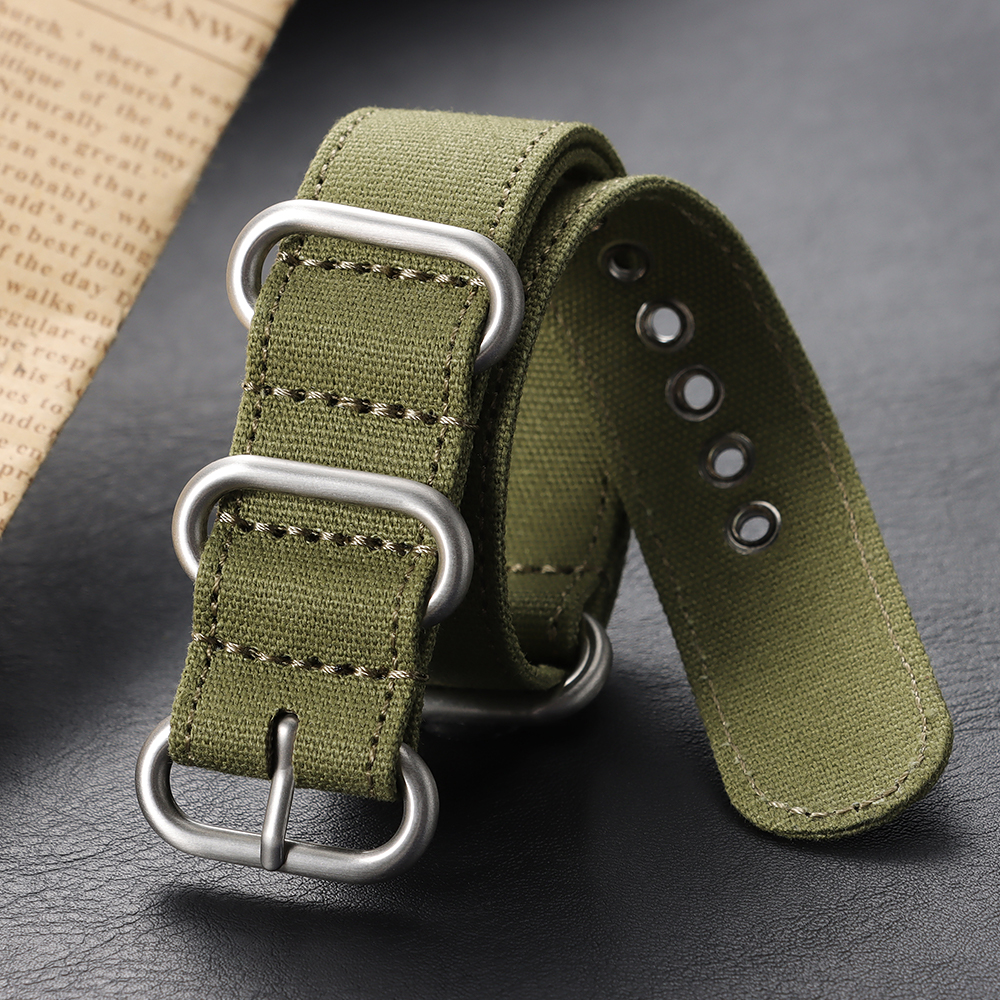 18mm 20mm 22mm 24mm Canvas Nyl - đánh giá và giá Canvas Strap Watch