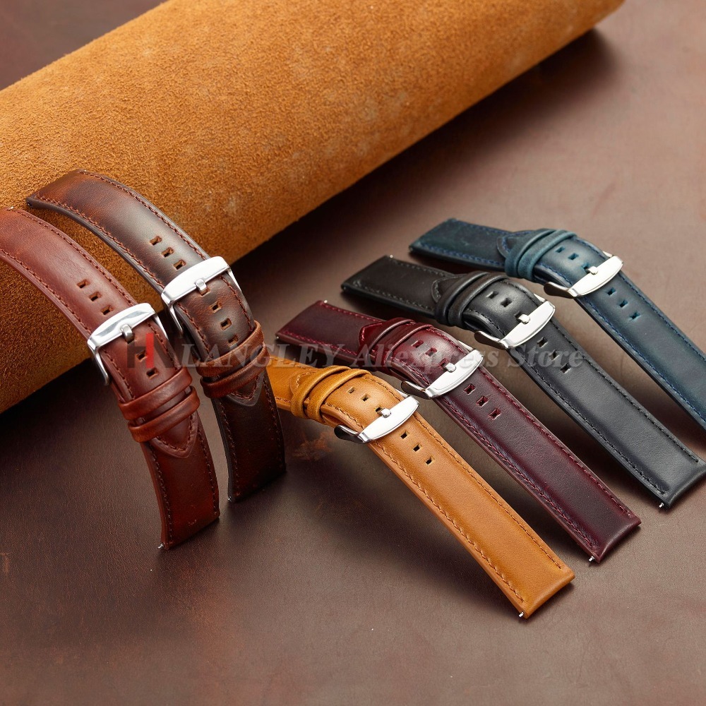 Vintage Genuine Cowhide Watch  - đánh giá và giá Leather Strap Quick Release