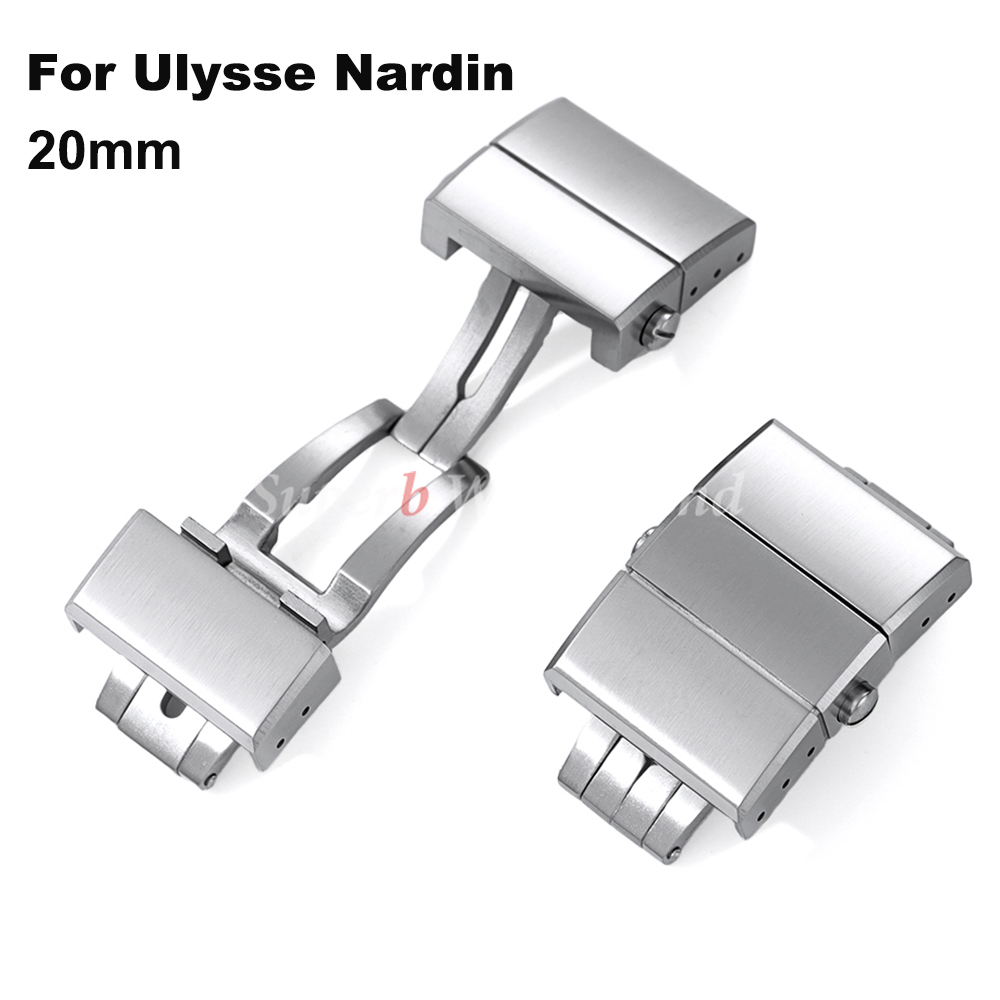 20mm For Ulysse Nardin Watchba - đánh giá và giá Butterfly Clasp Deployant