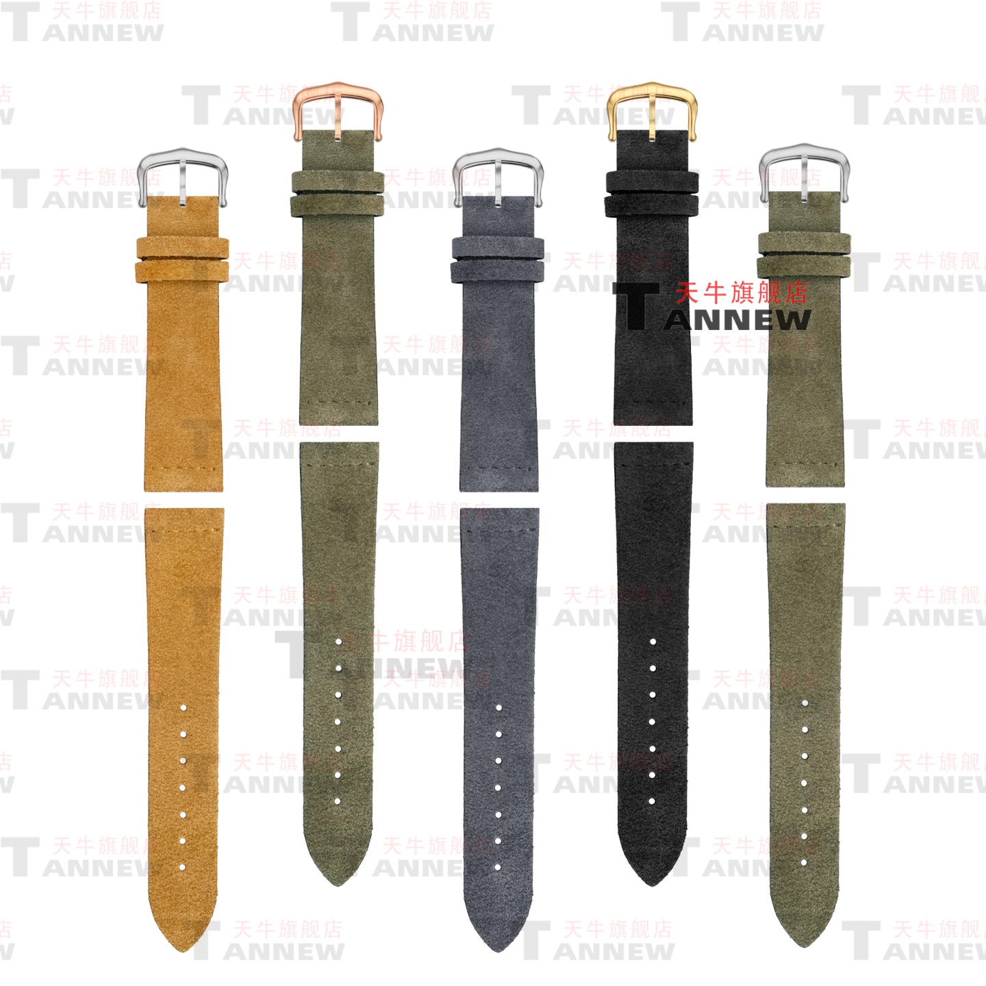 For Cartier Tank, Santos-Dumon - đánh giá và giá Suede Strap Watch