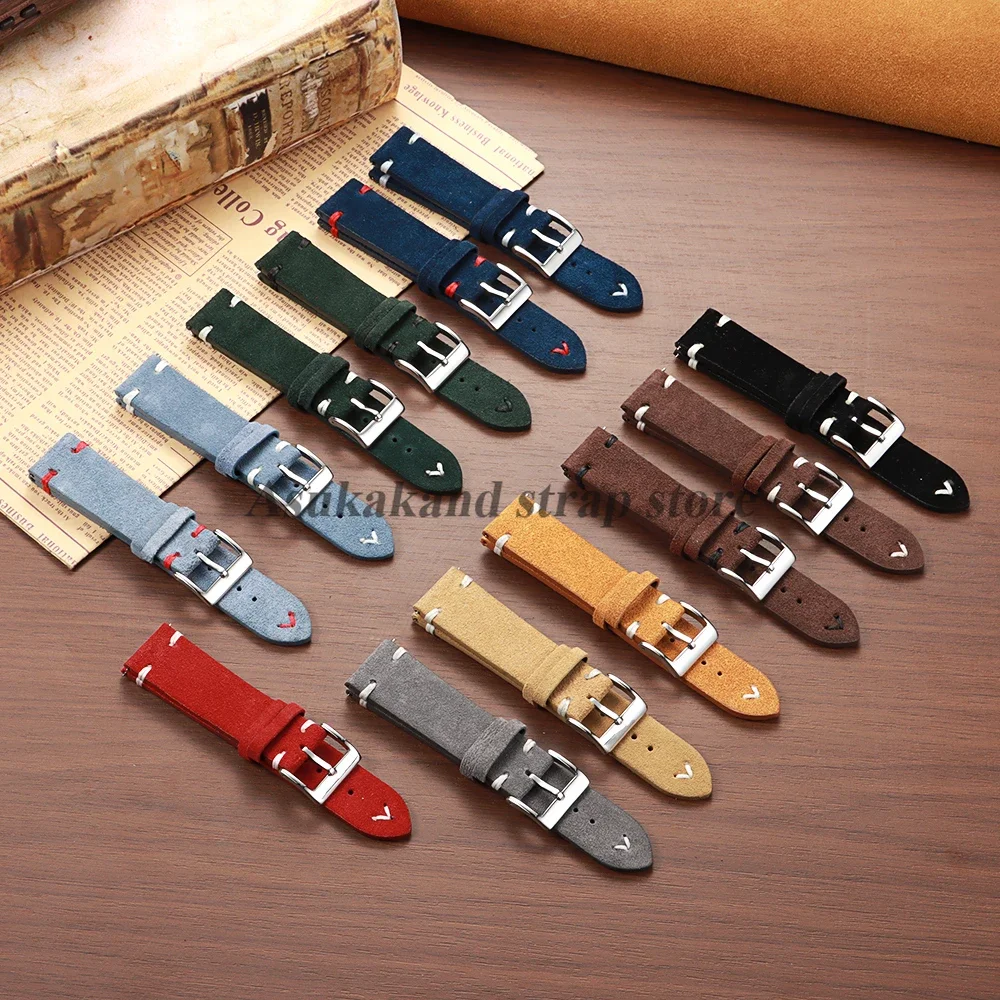 Suede Stitching Genuine Leathe - đánh giá và giá Suede Strap Watch