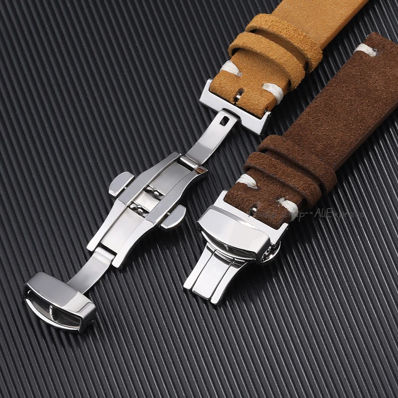 Vintage Suede Leather Watch Ba - đánh giá và giá Suede Strap Watch