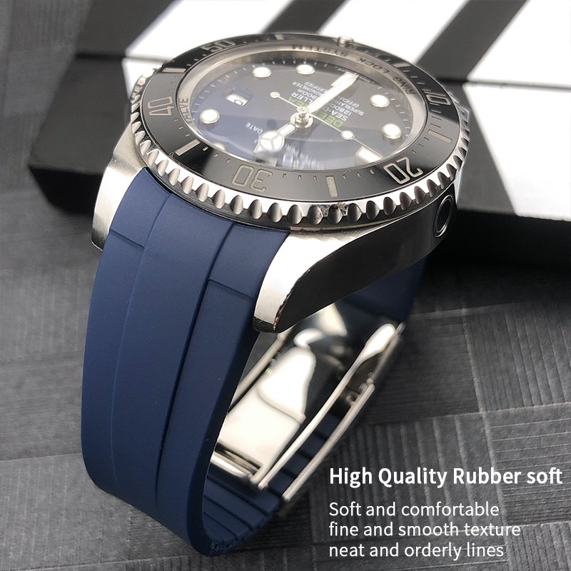 21mm Silicone Rubber Watch Ban - đánh giá và giá Rubber Strap Diver