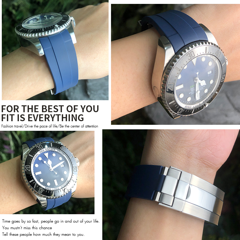 21mm Silicone Rubber Watch Ban - đánh giá và giá Rubber Strap Diver