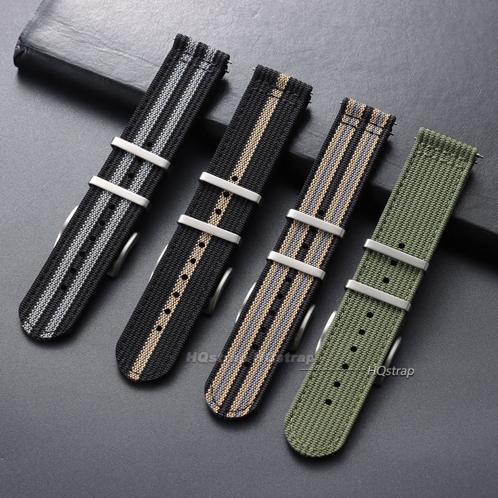 Quick Release Bracelet Woven C - đánh giá và giá Canvas Strap Watch