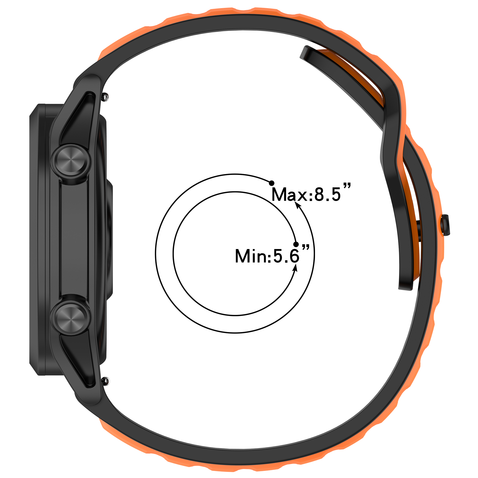 20 22mm Silicone Strap For Pol - đánh giá và giá Silicone Watch Band 22Mm
