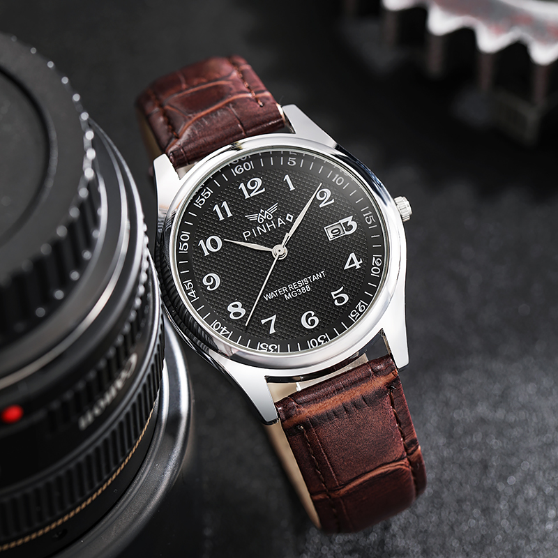 Casual Fashion Leather Strap M - đánh giá và giá Leather Watch Band Men