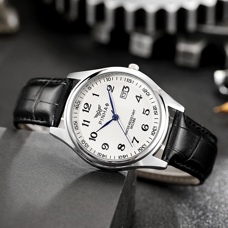 Casual Fashion Leather Strap M - đánh giá và giá Leather Watch Band Men
