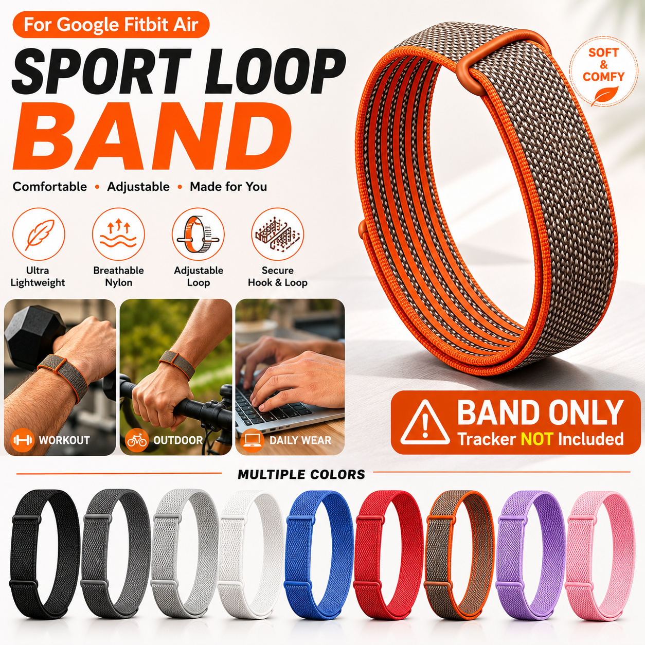 Adjustable Loop Strap for Goog - đánh giá và giá Sport Loop Velcro