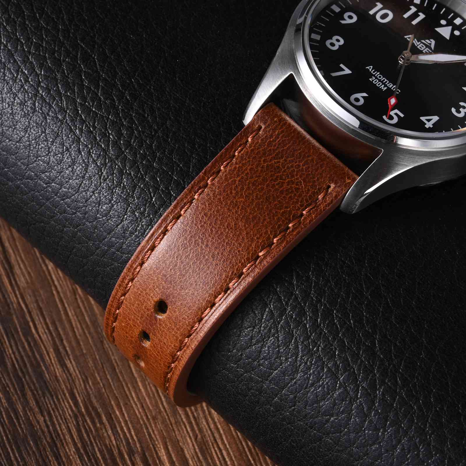 ANBEER Classic Leather Watch S - đánh giá và giá Leather Strap Quick Release