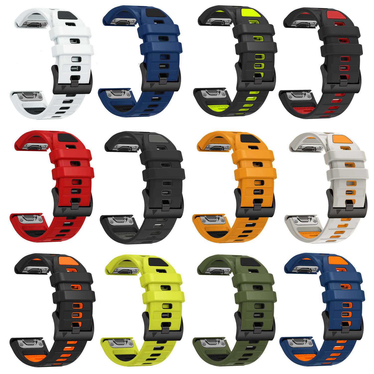 Fenix E 47mm Official QuickFit - đánh giá và giá Silicone Watch Band 22Mm