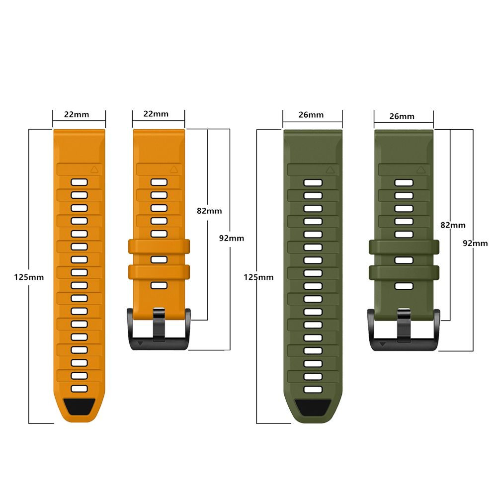Fenix E 47mm Official QuickFit - đánh giá và giá Silicone Watch Band 22Mm