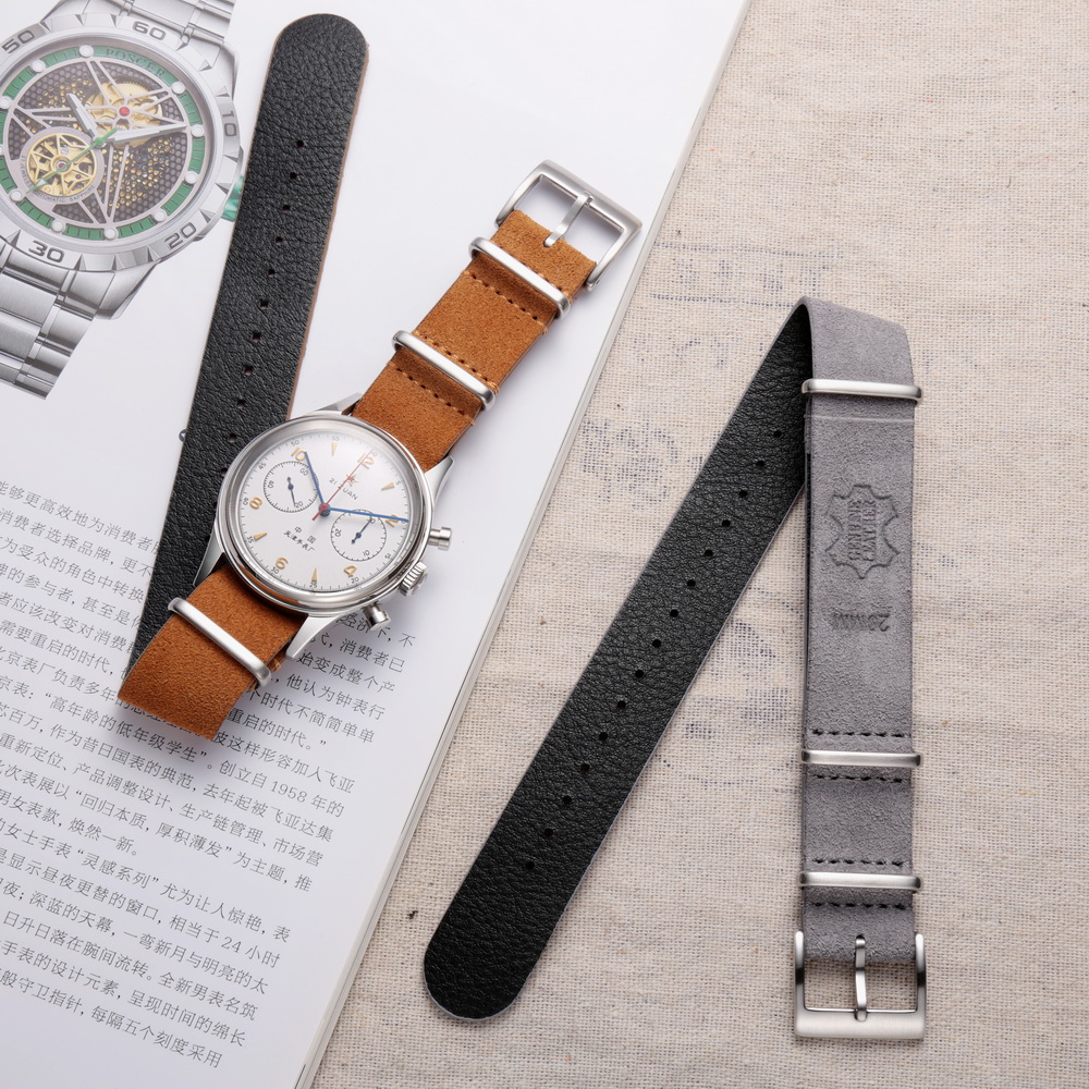 HEMSUT Genuine Leather Watch B - đánh giá và giá Suede Strap Watch