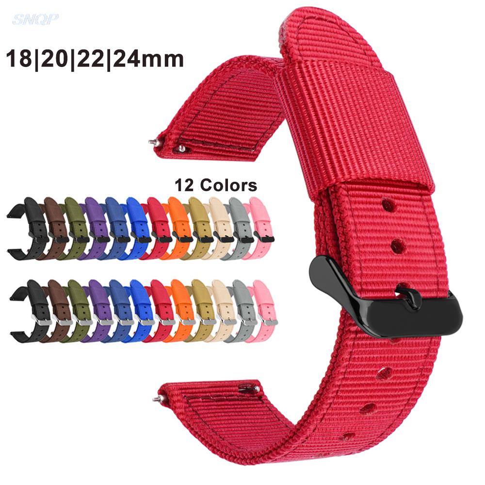 18mm 20mm 22mm 24mm Nylon Canv - đánh giá và giá Canvas Strap Watch
