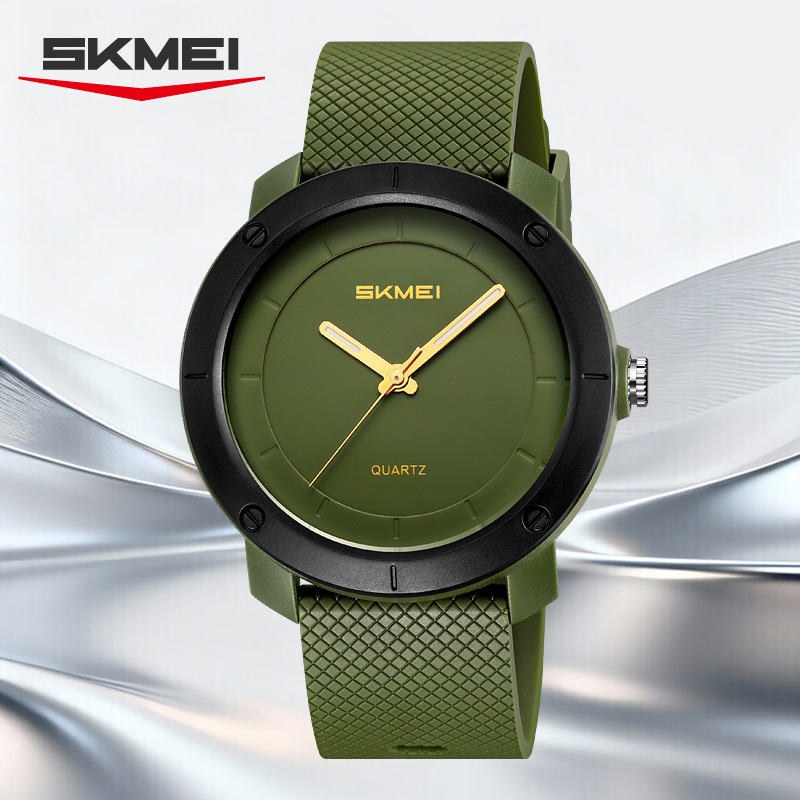 SKMEI trendy classic round stu - đánh giá và giá Canvas Strap Watch