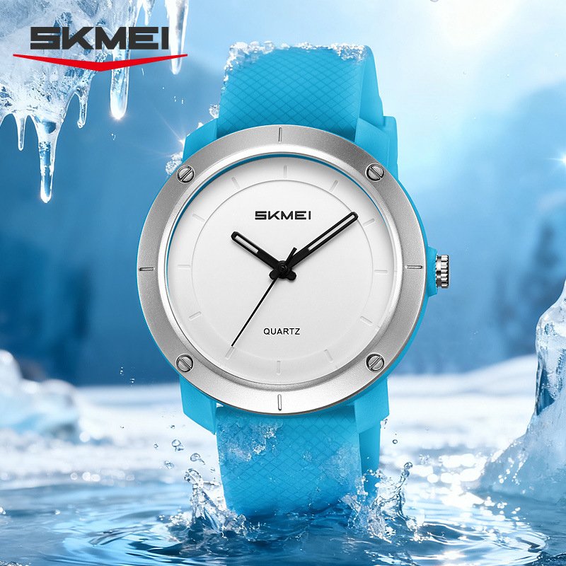 SKMEI trendy classic round stu - đánh giá và giá Canvas Strap Watch